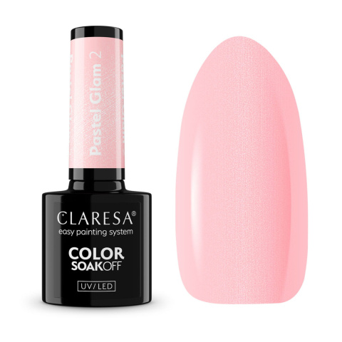 Claresa Lakier hybrydowy Pastel Glam 2 -5g