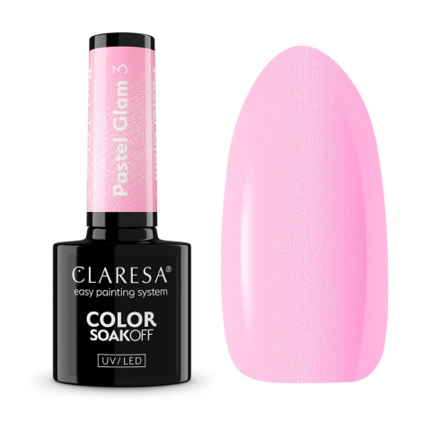 Claresa Lakier hybrydowy Pastel Glam 3 -5g