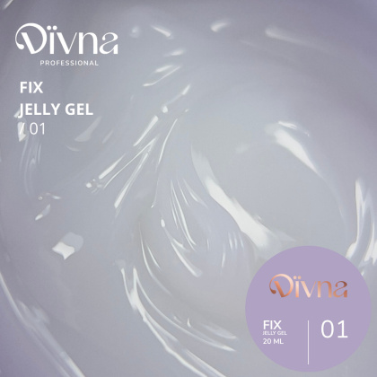 DIVNA Fix Jelly Gel 01 20 ml Mleczny