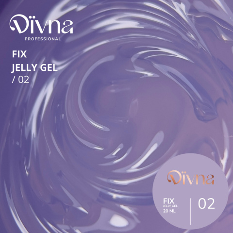 DIVNA Fix Jelly Gel 02 20 ml Przezroczysty