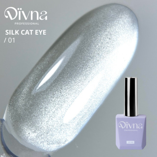 DIVNA Lakier Silk Cat Eye 01 13 ml lakier do paznokci z efektem kociego oka