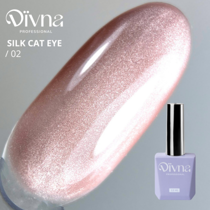 DIVNA Lakier Silk Cat Eye 02 13 ml lakier do paznokci z efektem kociego oka