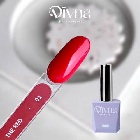 DIVNA The Red 01 lakier hybrydowy 13 ml