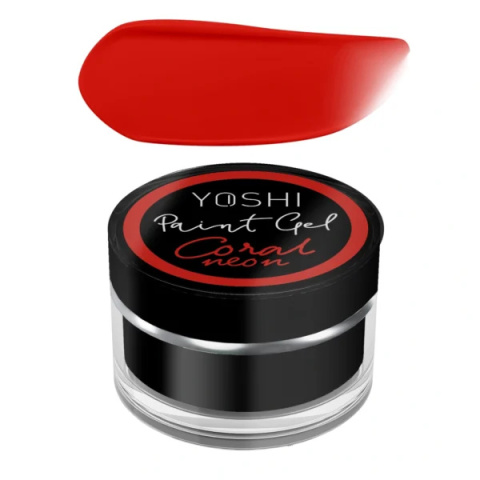 Yoshi Paint Gel Coral Neon UV LED 5ml żel do zdobień paznokci