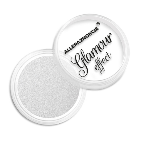 Pyłek do paznokci Glamour Effect Allepaznokcie Silver 1 g Nr 1