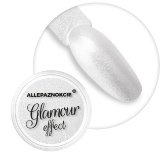 Pyłek do paznokci Glamour Effect Allepaznokcie Silver 1 g Nr 1