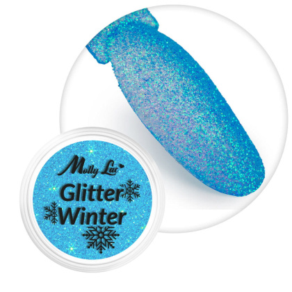 Pyłek do paznokci MollyLac Glitter Winter 1g Nr 5