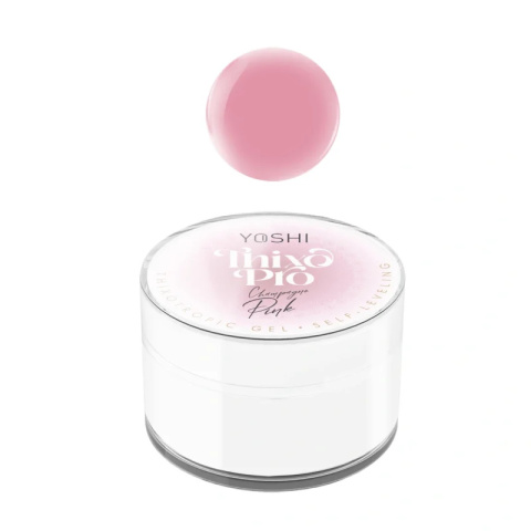 Yoshi Żel Samopoziomujący Thixo PRO Gel UV LED Champagne Pink 15 ml Yoshi Żel Samopoziomujący Thixo PRO Gel UV LED Champagne Pink 15 ml