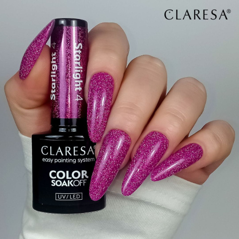 CLARESA Lakier hybrydowy Starlight 4 -5g