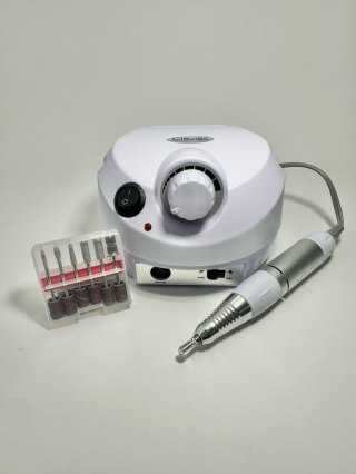 Clavier Frezarka ZS 601/DM 202 Biała – 65W, do Manicure i Pedicure