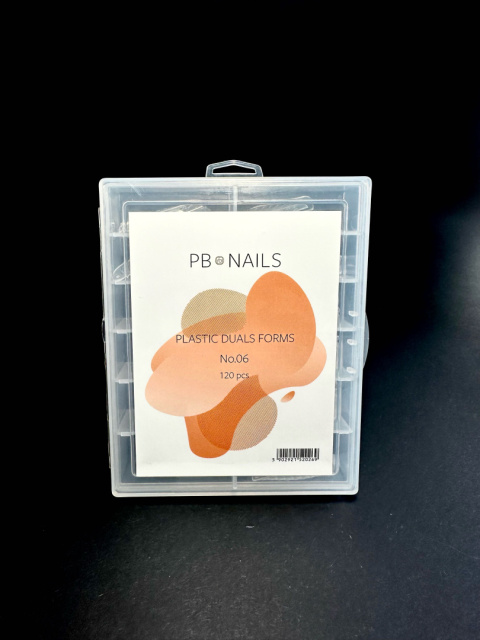 PB NAILS Górne formy Dual Forms No.06 - owal