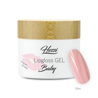 HESSI Lipgloss Baby 50 m - Żel Budujący 2w1 do Paznokci, Samopoziomujący