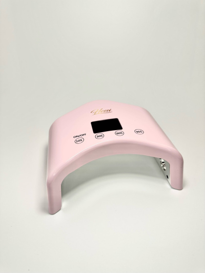 HESSI Lampa UV LED 48W PINK – Bezprzewodowa, Sensor Ruchu, LCD, Manicure Hybrydowy