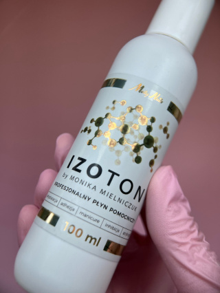 Izoton by Monika Mielniczuk profesjonalny płyn pomocniczy dehydratacja adhezja manicure inhibicja acrylo-gel 100ml