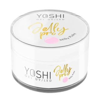 Yoshi Żel Budujący Jelly PRO Gel UV LED Milky Pinky15 ml