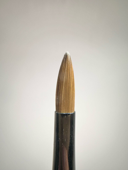 CLAVIER Pędzelek do akrylu zdobień akrylowych akwarelowych 08 srebrny - 10mm