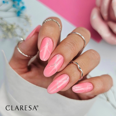 Claresa Brush Easy Gel PEACH 5g – Elastyczny Żel do Paznokci , Idealny do Przedłużania