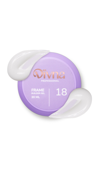DIVNA Frame Builder Gel 18 30 ml żel budujący do paznokci