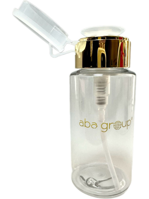 Aba Group Dozownik do płynów z pompką 150 ml - złoty Aba Group Dozownik do płynów z pompką 150 ml - złoty