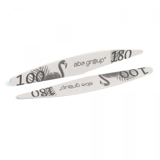 Aba Group Pilnik do Paznokci WINGS 100/180 SLIM – FLAMING Zestaw 25 sztuk