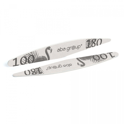 Aba Group Pilnik do Paznokci WINGS 100/180 SLIM – FLAMING Zestaw 25 sztuk