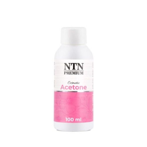 Aceton kosmetyczny NTN Premium płyn do usuwania lakieru hybrydowego 100 ml Aceton kosmetyczny NTN Premium płyn do usuwania lakieru hybrydowego 100 ml