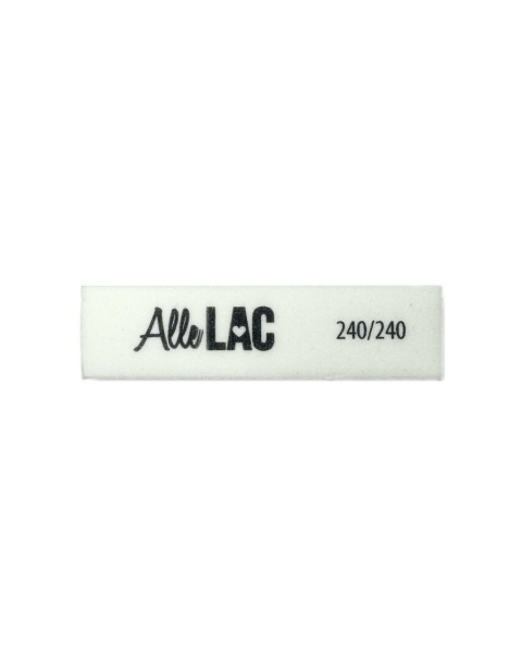 Bloczek blok polerski AlleLac 240/240 Standard biały 1 szt Bloczek blok polerski AlleLac 240/240 Standard biały 1 szt