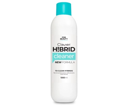 CLAVIER Cleaner, Odtłuszczacz do Paznokci H!brid 1000ml – Skuteczny Preparat do Odtłuszczania