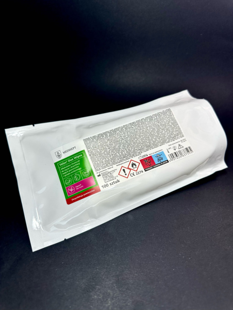 Chusteczki Velox Duo Wipes wkład 100 szt. Medisept Chusteczki Velox Duo Wipes wkład 100 szt. Medisept