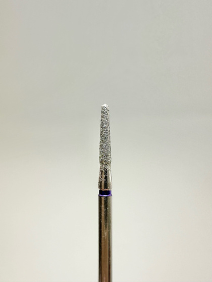 Clavier Frez diamentowy do skórek hybryd żelu - stożek /FRD 720-10, średni (niebieski)
