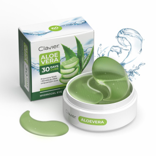 Clavier Hydrożelowe Płatki Pod Oczy Aloe Vera 60 szt – Intensywne Nawilżenie i Regeneracja