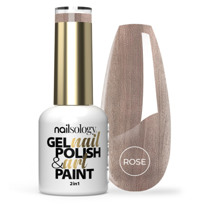 Clavier Lakier Hybrydowy 2w1 Nailsology Rose Glamour 8ml – Manicure & Zdobienia