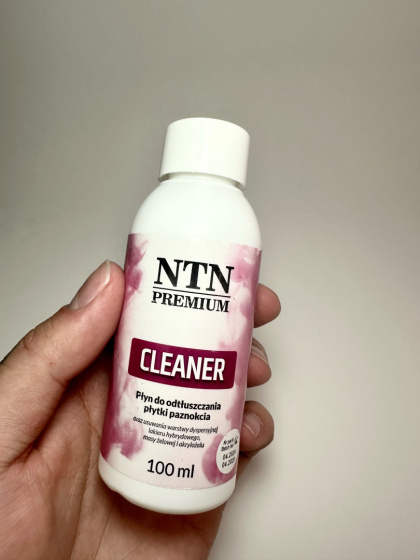 Cleaner płyn do odtłuszczania płytki paznokcia Ntn Premium 100 ml
