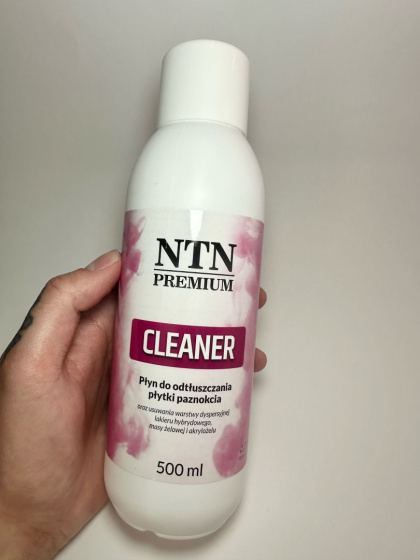 Cleaner płyn do odtłuszczania płytki paznokcia Ntn Premium 500 ml