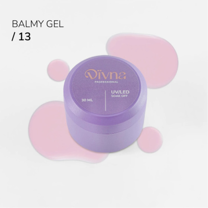 DIVNA Balmy Gel 13, 30 ml - Konsystencja bazy kauczukowej, Średnia Gęstość