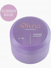 DIVNA Rubber Base 15 ml w Słoiczku – Baza Hybrydowa przezroczysta