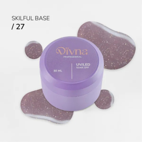 DIVNA Skilful Base 27 New Formula Baza Hybrydowa 30 ml – Elastyczna DIVNA Skilful Base 27 New Formula Baza Hybrydowa 30 ml – Elastyczna