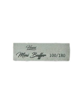 HESSI Mini Buffer 100/180 1 szt - Buffer do Paznokci | Precyzyjne Wygładzanie Skórek i Płytki