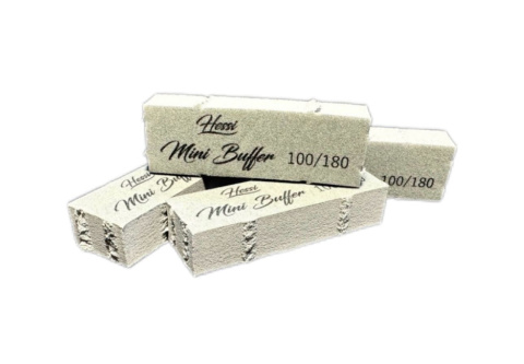 HESSI Mini Buffer 100/180 20 szt – Buffer do Paznokci | Wygładzanie Płytki, Skórek i Wału Okołopaznokciowego HESSI Mini Buffer 100/180 20 szt – Buffer do Paznokci | Wygładzanie Płytki, Skórek i Wału Okołopaznokciowego