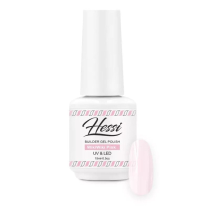 Hessi Żel budujący w Pędzelku WikiWiki Pink 15 ml - Żel do Paznokci Bez Piłowania