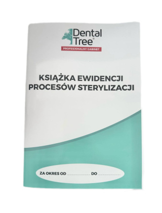 Książka Ewidencji Procesów Sterylizacji DentalTree - Dokumentacja Sterylizacji A4