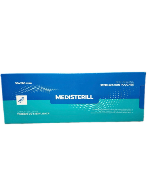 MediSterill Torebki do sterylizacji 9 x 26 cm 200 szt. MediSterill Torebki do sterylizacji 9 x 26 cm 200 szt.