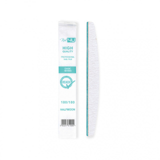 Pilnik Nail4u BASIC Łódka 180/180 – Komplet 50 szt., Jednorazowy