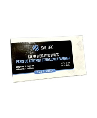 Paski do kontroli sterylizacji parowej Saltec Klasa IV/4 - 2x200 szt.