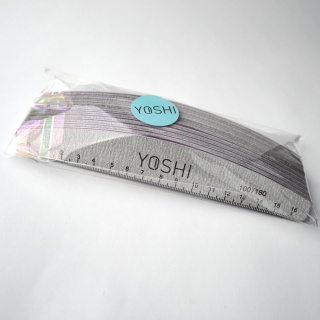 Pilnik YOSHI LUX 100/180 – 10 szt. Jednorazowe Pilniki do Paznokci