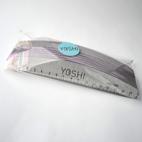 Pilnik YOSHI LUX 100/180 – 10 szt. Jednorazowe Pilniki do Paznokci Pilnik YOSHI LUX 100/180 – 10 szt. Jednorazowe Pilniki do Paznokci