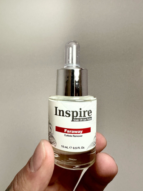 Płyn do usuwania skórek Inspire Far Away 15ml Płyn do usuwania skórek Inspire Far Away 15ml