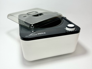 Podgrzewacz do wosku LoveWax BWW1 500 ml z Teflonowym Wkładem - Biało-Czarny, Profesjonalny Podgrzewacz Wosku