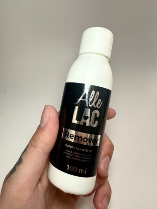 Remover płyn do zdejmowania hybrydy akrylu tipsów AlleLac Remover 100 ml