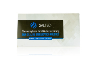 Saltec Torebki do Sterylizacji 90x135 mm Samoprzylepne do Autoklawu – 200 szt.
